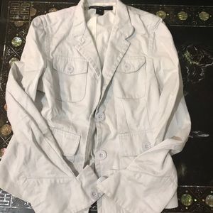 Marc Jacobs military style baby blue jacket/blazer